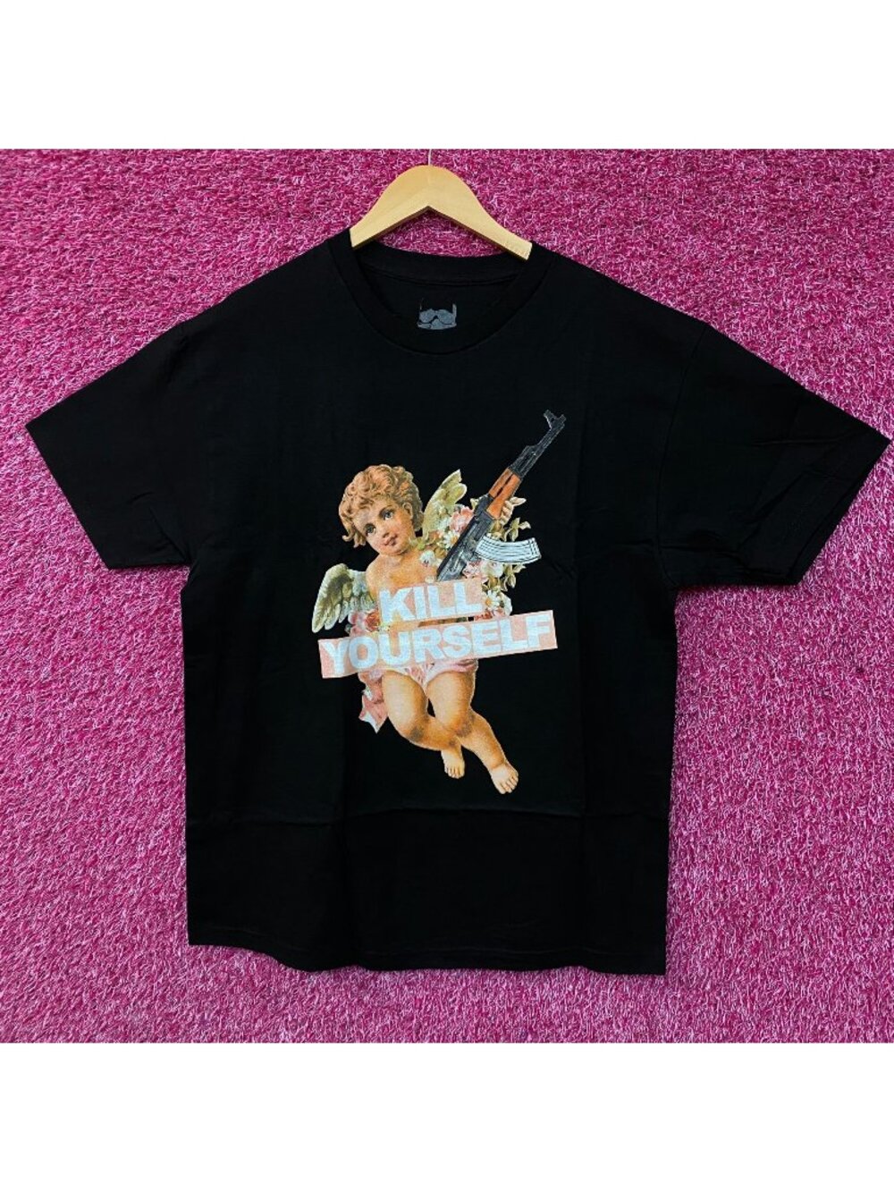 G59 Records x The Suicideboys Kill Yourself AK Cherub Hip-Hop T-Shirt Large